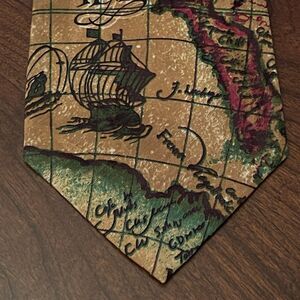 Vintage Appointed Apparel 100% Polyester Men’s Neck Tie Made In Korea ￼